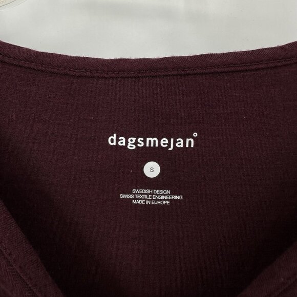 nattwarm nightdress merino wool sleep shirt nightgown velvet berry S - Picture 5 of 6